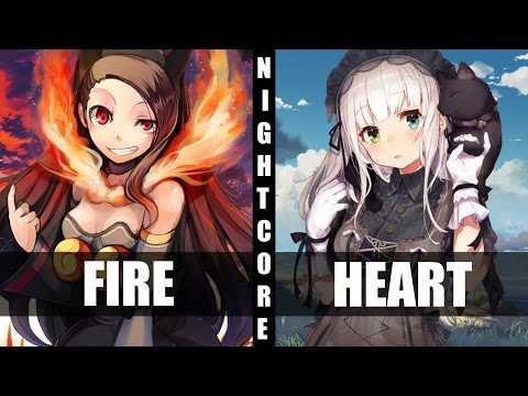 ♪ Nightcore - Just Like Fire / Heart Attack (Switching Vocals)