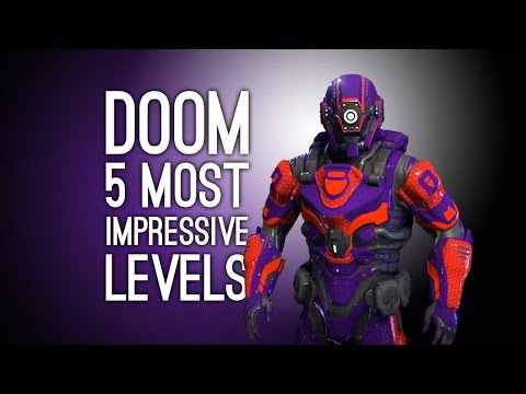 Doom Gameplay: 5 Most Impressive Levels Built In Doom's Minecraft-like SnapMap Editor