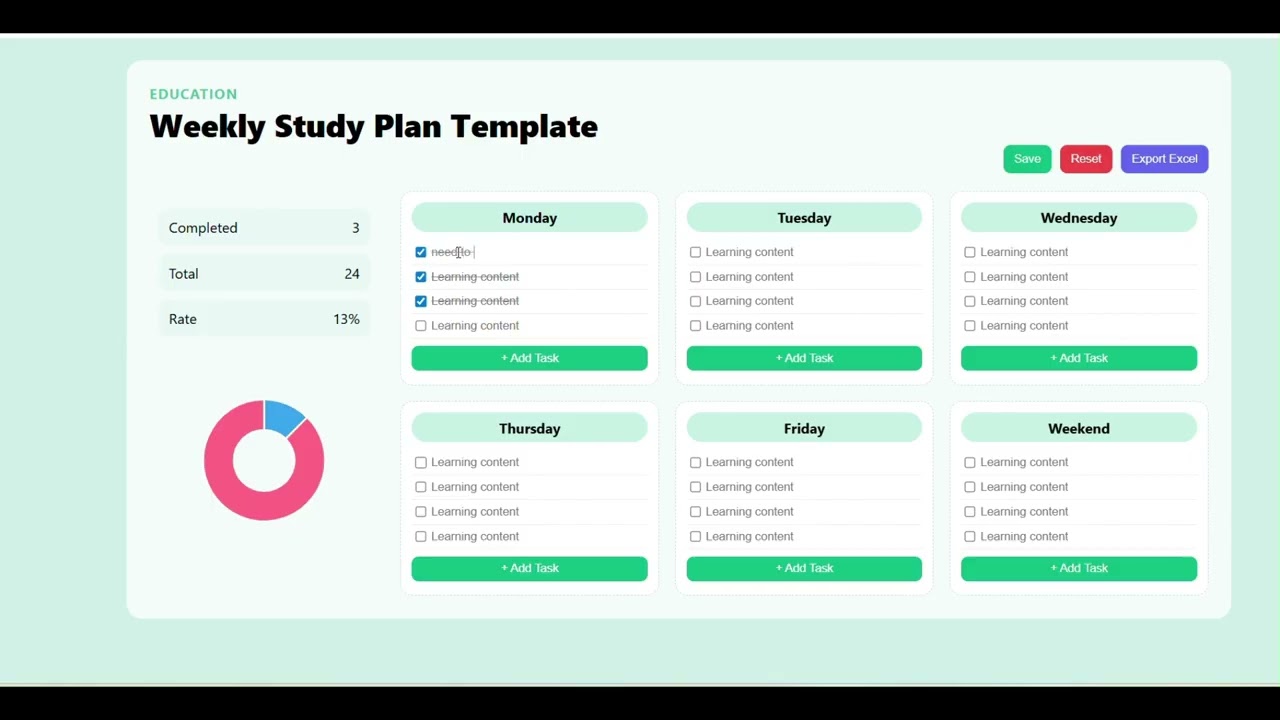 FREE Mobile To-Do List Template for Students | Study Planner | Excel Productivity Tool