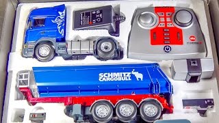RC truck SCANIA gets unboxed, loaded & DIRTY for the first time!