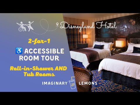 Wheelchair Accessible Rooms at the Disneyland Hotel - We review two rooms in one!