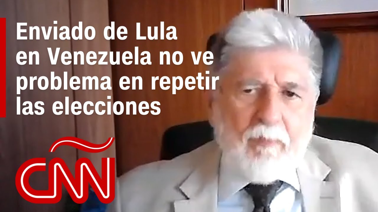 Enviado de Lula en Venezuela: Si los dos dicen que ganaron, ¿por qué no tener otra elección?