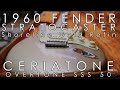 1960 Fender Stratocaster Shoreline Gold Refin And Ceriatone Overtone SSS 50