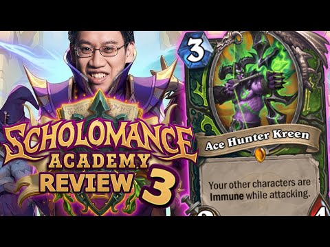 RIDICULOUSLY STRONG DH/H CARD!?! - Scholomance Academy Review #3 | Hearthstone
