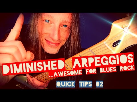 Quick Tips 02 ☝ Diminished Arpeggios ...awesome for Blues Rock 🔥🔥🔥 Guitar-Nerdery 085