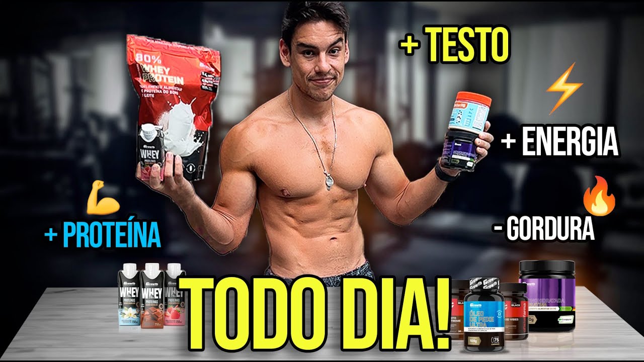 5 Suplementos que mudaram VISUALMENTE meu shape NATURAL!