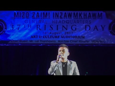 Vanlalmuanpuia Khiangte (MPA) - A sawm reng che  @MZI Rising Day 2017