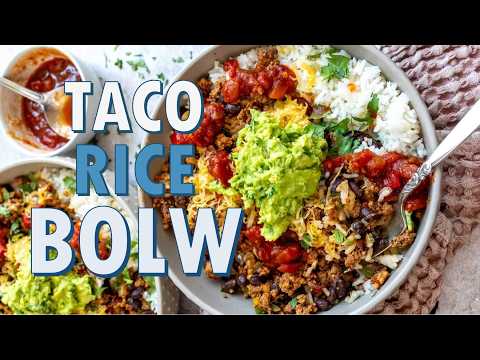 Taco Rice Bowl, Easy & Delicious Recipe You NEED to Try!