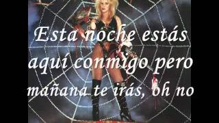 Lita Ford I Can&#39;t Stand It Subtitulado (Lyrics)