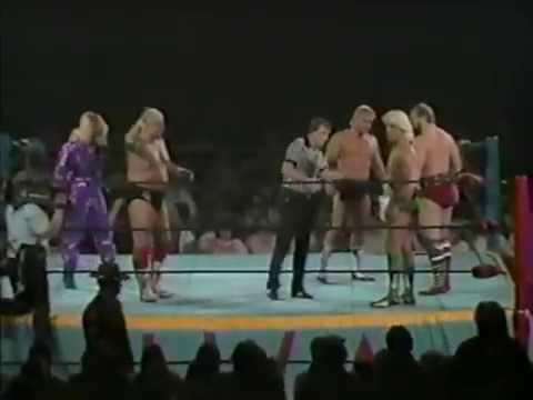 Ric Flair & Arn Anderson vs Dusty Rhodes & Ron Garvin