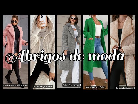ABRIGOS DE MODA PARA MUJER 2024 #temu #abrigosdemoda #modaparamujer #invierno #modafemenina #moda