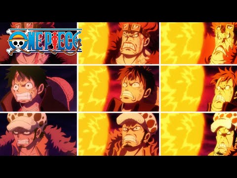 Luffy, Law, and Kid Play Chicken! | One Piece