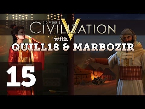 Civilization 5 Deity Twins Multiplayer ft. Quill18 - Part 15
