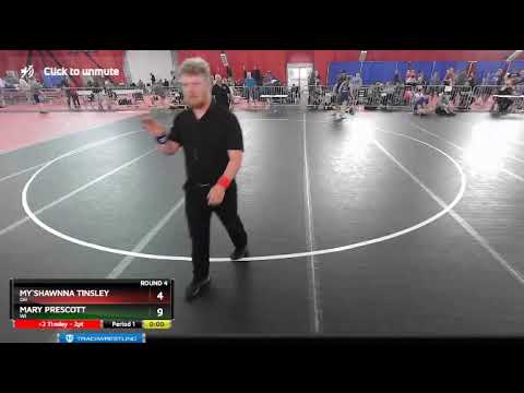 119 127 lbs Round 4   My`Shawnna Tinsley, OH vs Mary Prescott, WI