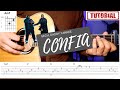 TUTORIAL DE GUITARRA, Sech, Daddy Yankee - Confia (ACORDES+TABLATURAS) TUTORIAL DE GUITARRA, Sech, Daddy Yankee - Confia (ACORDES+TABLATURAS)