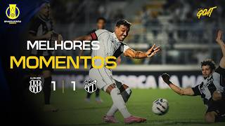 CEARÁ EMPATA COM PONTE PRETA MESMO COM UM A MENOS NO BRASILEIRÃO SÉRIE B!