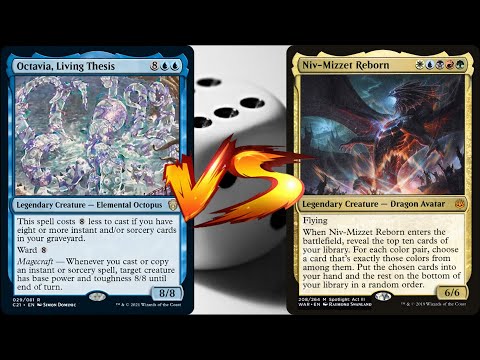 Octavia VS Niv Mizzet Reborn - MTG EDH Duel Commander Cartes Magic