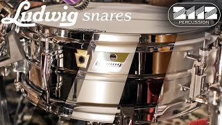 Video thumbnail for Classic Ludwig 5x14 Metal Snare Shootout: Supraphonic vs. Acrolite vs. Black Beauty by 2112 PERCUSSION