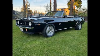 Video Thumbnail for 1969 Chevrolet Camaro SS Convertible