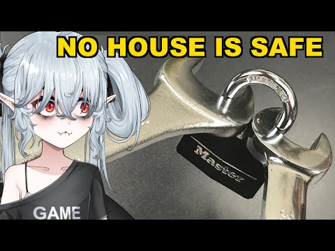 Romanian Vtuber Reacts to LockPickingLawyer (and does nothing with that information)