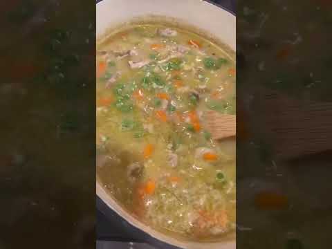 Recipe is below 👇🏻👇🏻👇🏻 DAIRY FREE CHICKEN AND DUMPLINGS 4 Tbsp vegan butter 1 large onion, chopped 4