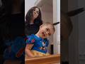 Toddler Gets Ready For First Ballet Class
