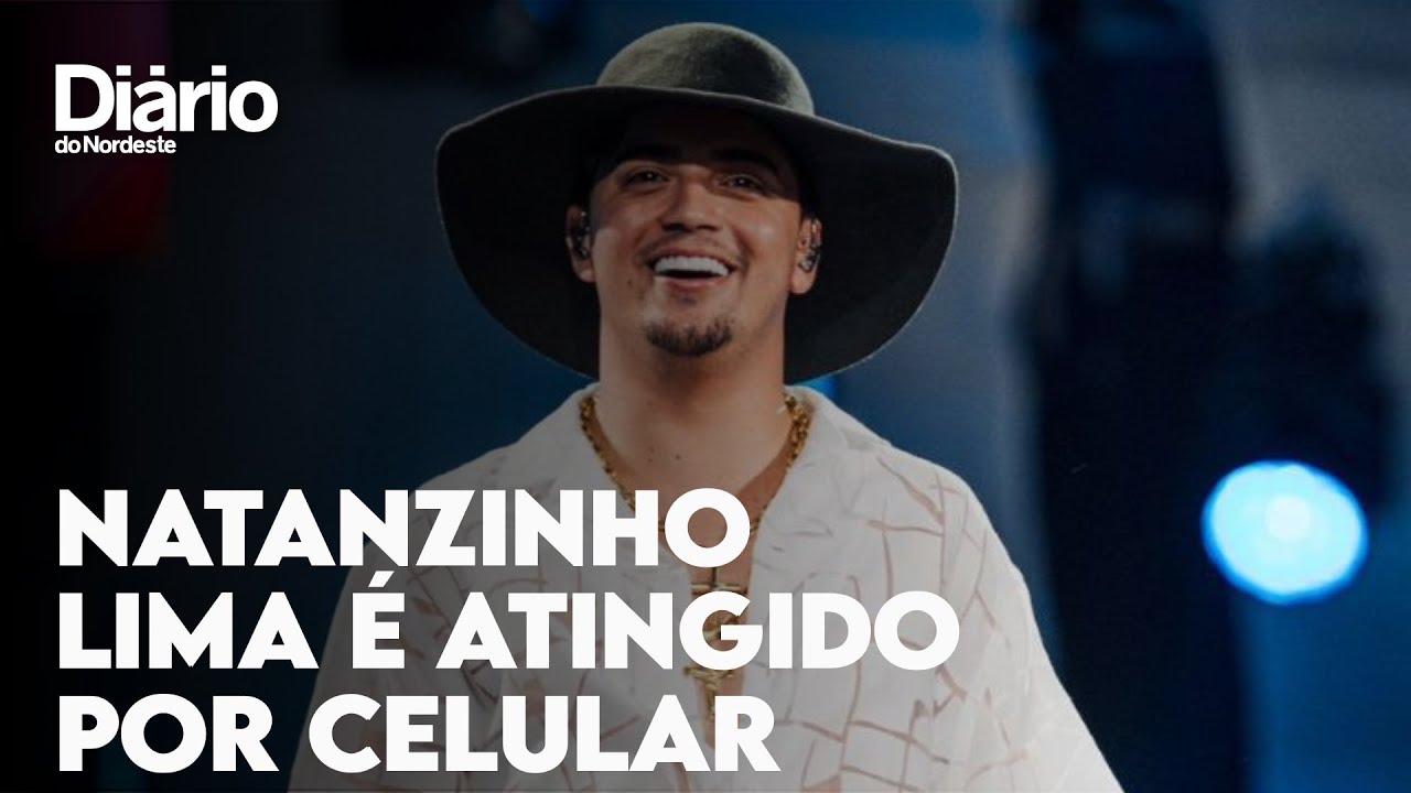 Imagem da notícia Natanzinho Lima é atingido por celular durante show em Minas Gerais; veja vídeo 
