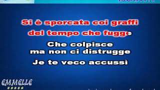 Un&#39;altra luce karaoke Nino d&#39;angelo Sanremo 2019 [EMMELLE KARAOKE]