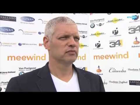 Pieter Mulders na de 2-1 winst van zijn HFC op Hercules