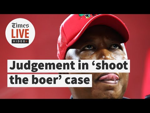 JUDGEMENT Singing 'shoot the Boer' not hate speech, declares Equality Court