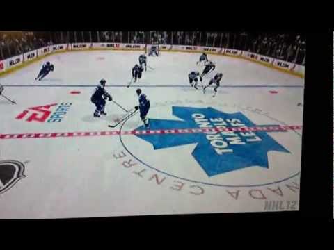 JM Liles kills Gagner (Toronto vs Edmonton NHL 12)