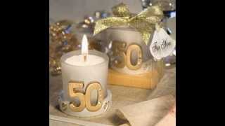Best Gold 50th Anniversary Party Favors