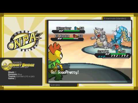 NPA Season 2 Week 2 - Scott (Mistralton Jets) vs R Inanimate (Seafoam Islanders) Game 2