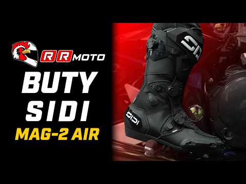 SIDI MAG_2 AIR _ sportowe buty motocyklowe _ połączenie bezpieczeństwa i swobody ruchów