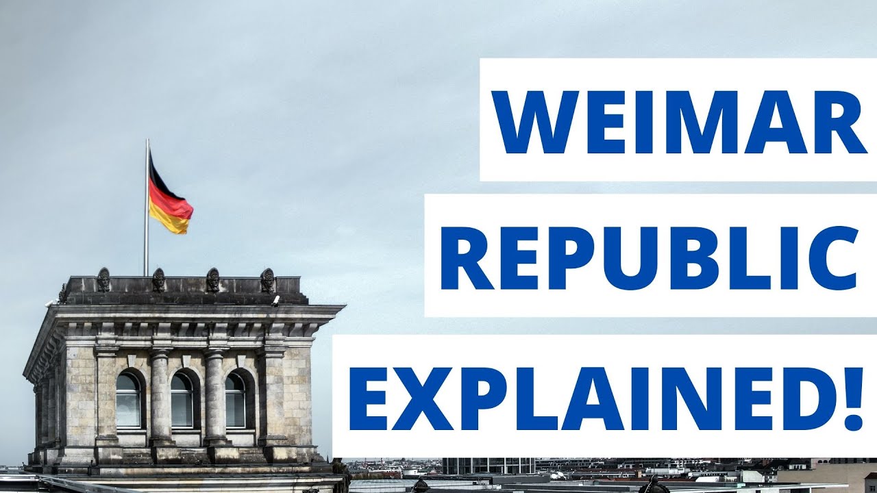 WEIMAR GERMANY: IN-DEPTH WEIMAR REPUBLIC REVISION | GCSE HISTORY NARRATED BY BARBARA NJAU