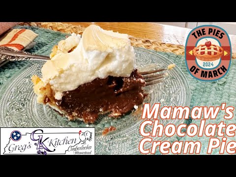 Indulge in Grandma's Old Fashioned Chocolate Cream Pie