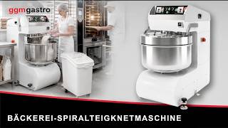 Commercial Spiral Dough Mixer - 298L / 200kg - Twin Speed - Fixed Head & Bowl - with Timer - 400V 3‑Phase - Twin Motor Drive - For Pizza & Bread Dough