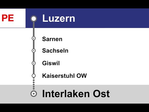 ZB Ansagen » PE Luzern — Interlaken Ost | Luzern-Interlaken Express | SLBahnen