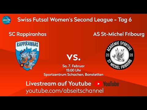 SC Rappiranhas vs. AS St-Michel Fribourg | Swiss Futsal Women's Second League -  Tag 6 | 07.02.2026