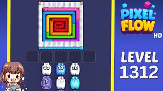 Pixel Flow Level 1312 Solution Walkthrough