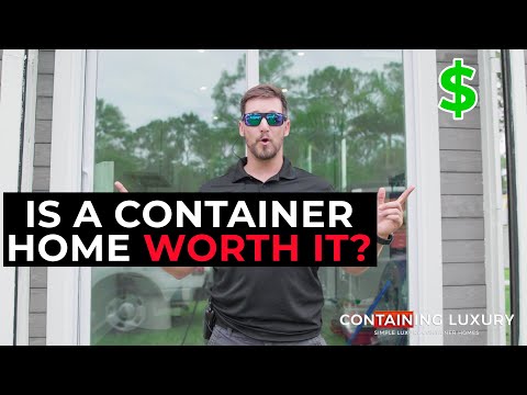 Part of a video titled Is a Shipping Container Home Worth It? - YouTube