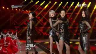 121221 SBSMTV 더쇼 스피카(SPICA) - LONELY