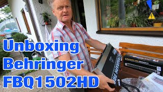Video thumbnail for Mein Vater übernimmt Elektrotechnik in 5 Minuten - Unboxing Behringer FBQ1502HD Ultra­graph Pro by Elektrotechnik in 5 Minuten by Alexander Stöger