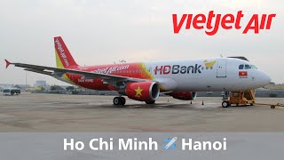 Vietjet Air A320 Economy Class | Ho Chi Minh to Hanoi | VJ124