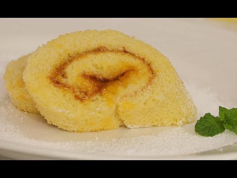 Biskuitrolle - schnell und einfach