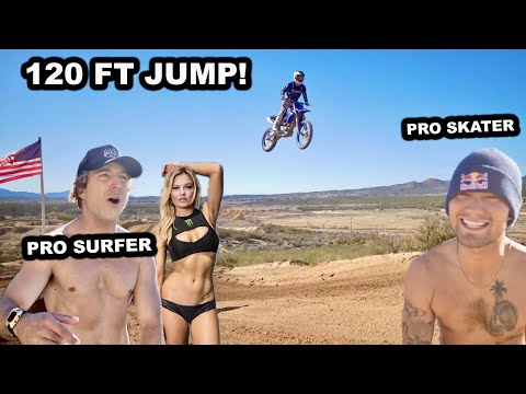 HITTING 120FT MOTO JUMPS!