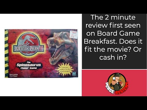 The Purge: # 2804 Jurassic Park III: The Spinosaurus Chase Game: The 2 minute review 