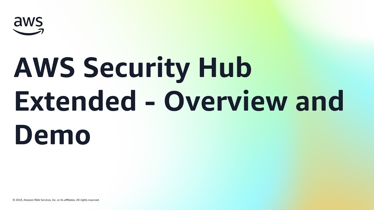AWS Security Hub Extended - Overview and Demo | Amazon Web Services