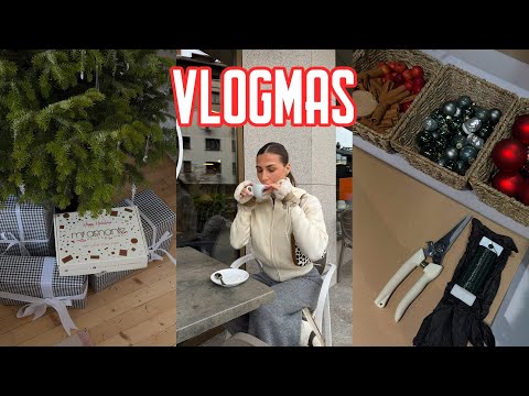ВЛОГМАС | коледен декор, workshop по правене на коледни венци, няколко дни с мен 💕