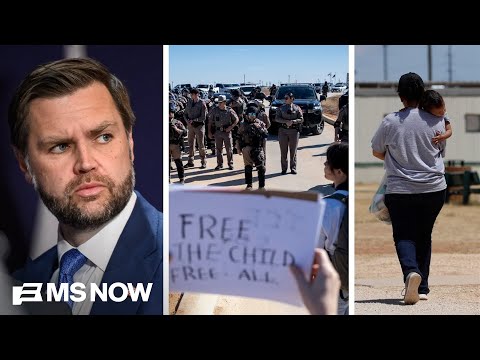 JD Vance CONFRONTED with letter from child detained at Dilley immigration facility